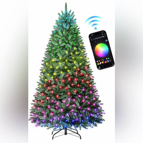 Smart LED Christmas Tree with App Control - Picture 3 of 9